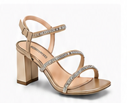 Rhinestone Heel Sandal